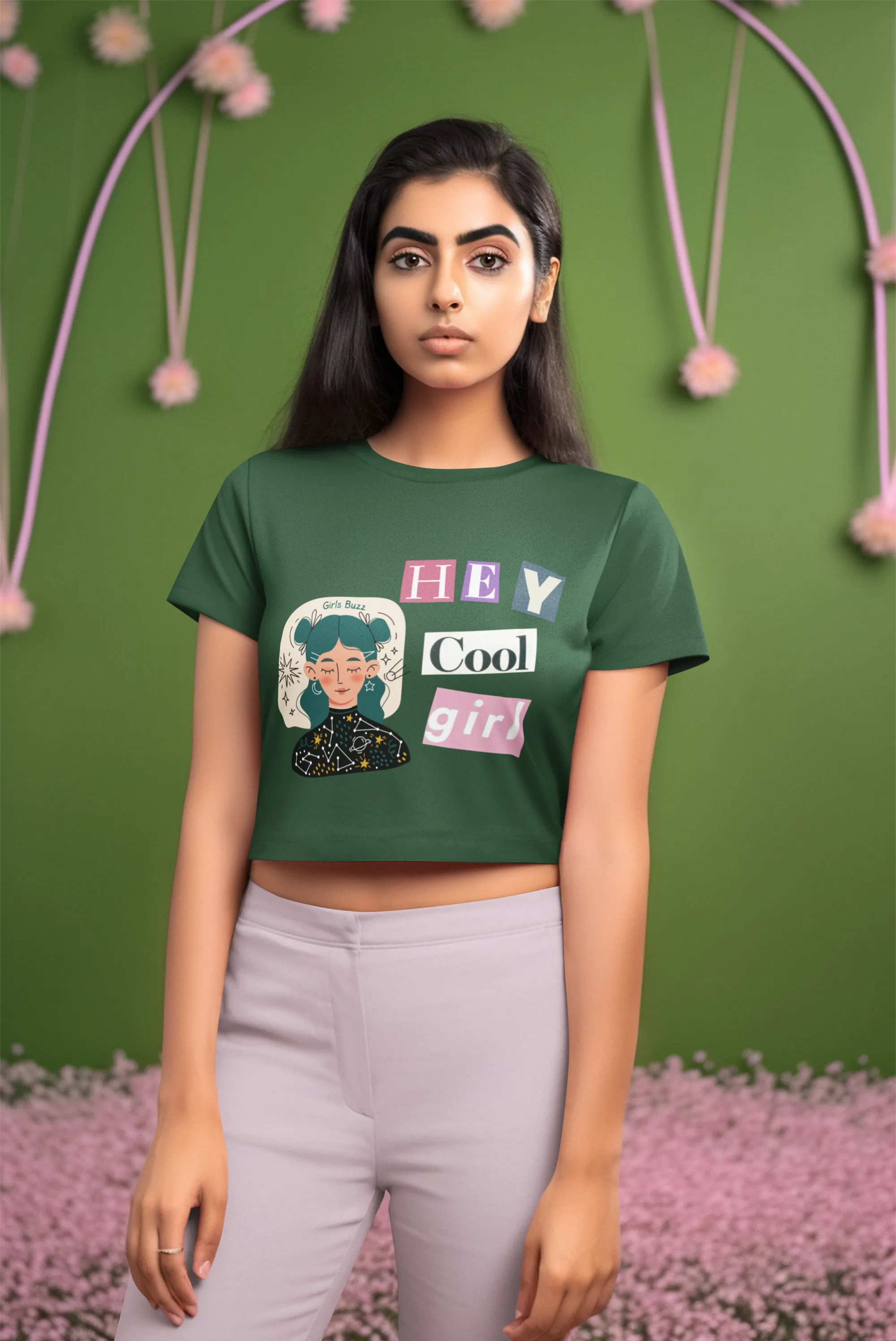 Hey Cool Girl Crop Top