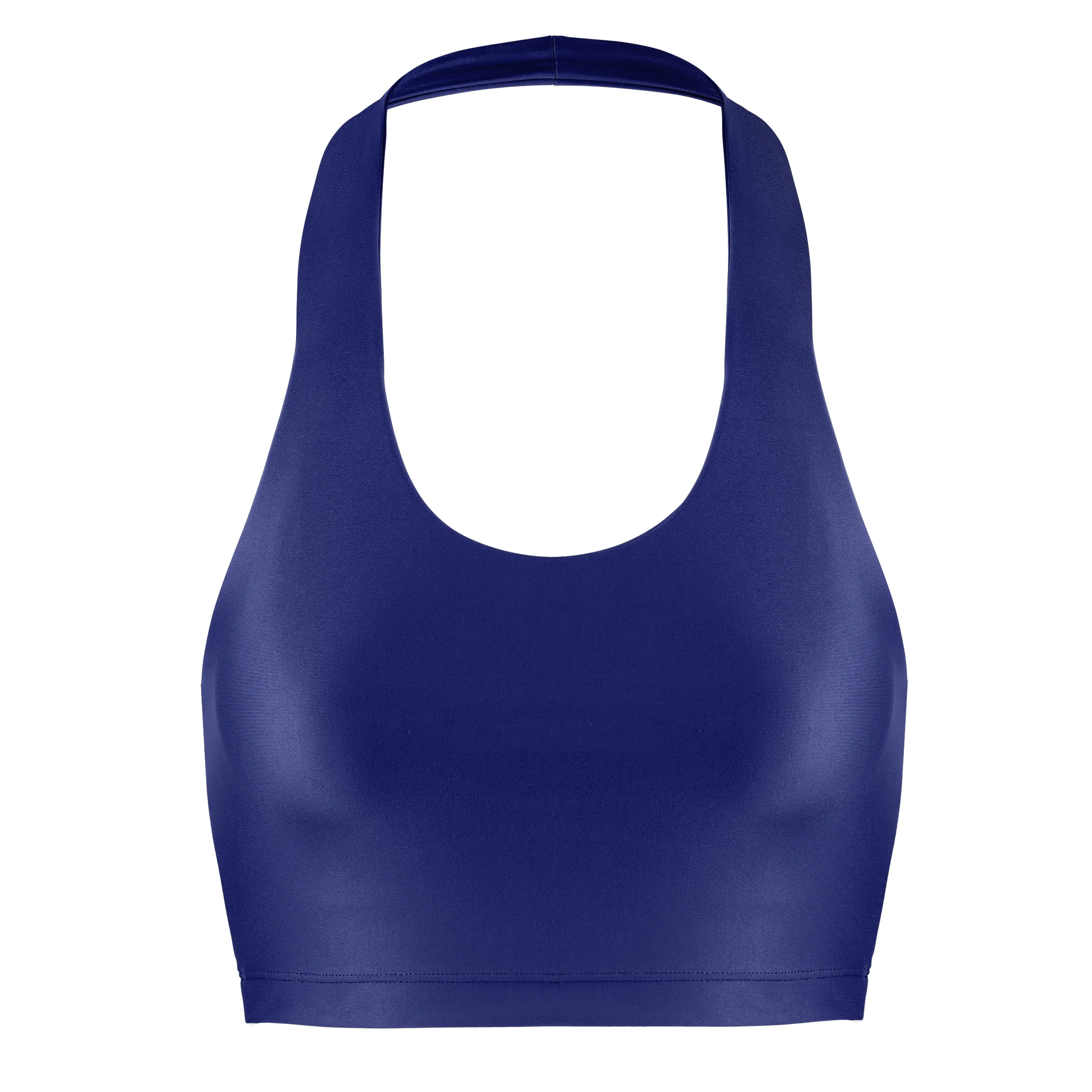 Iris Halter Crop Top | Recycled Nylon | Royal