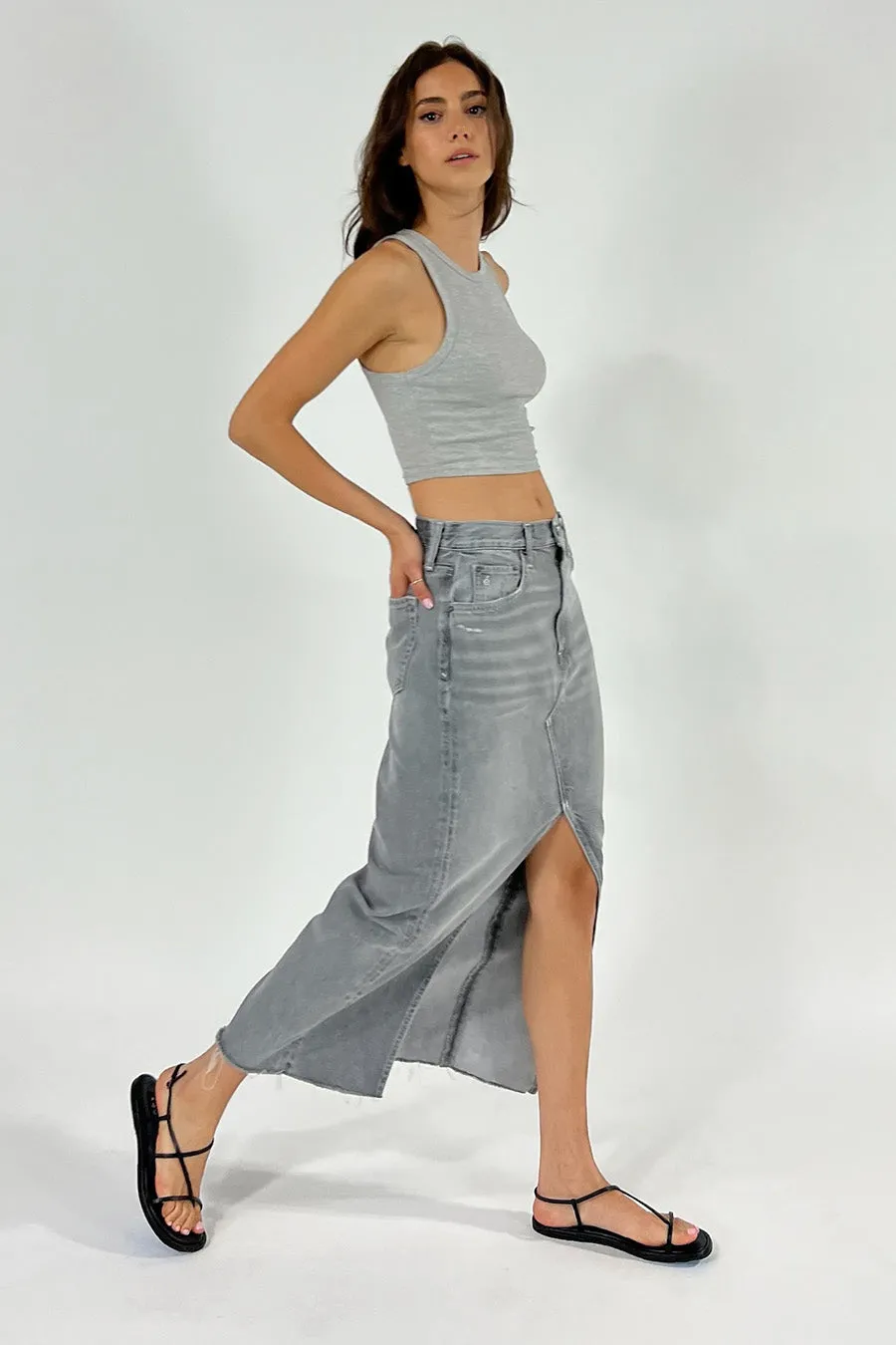 Katina Maxi Skirt - Moonstone