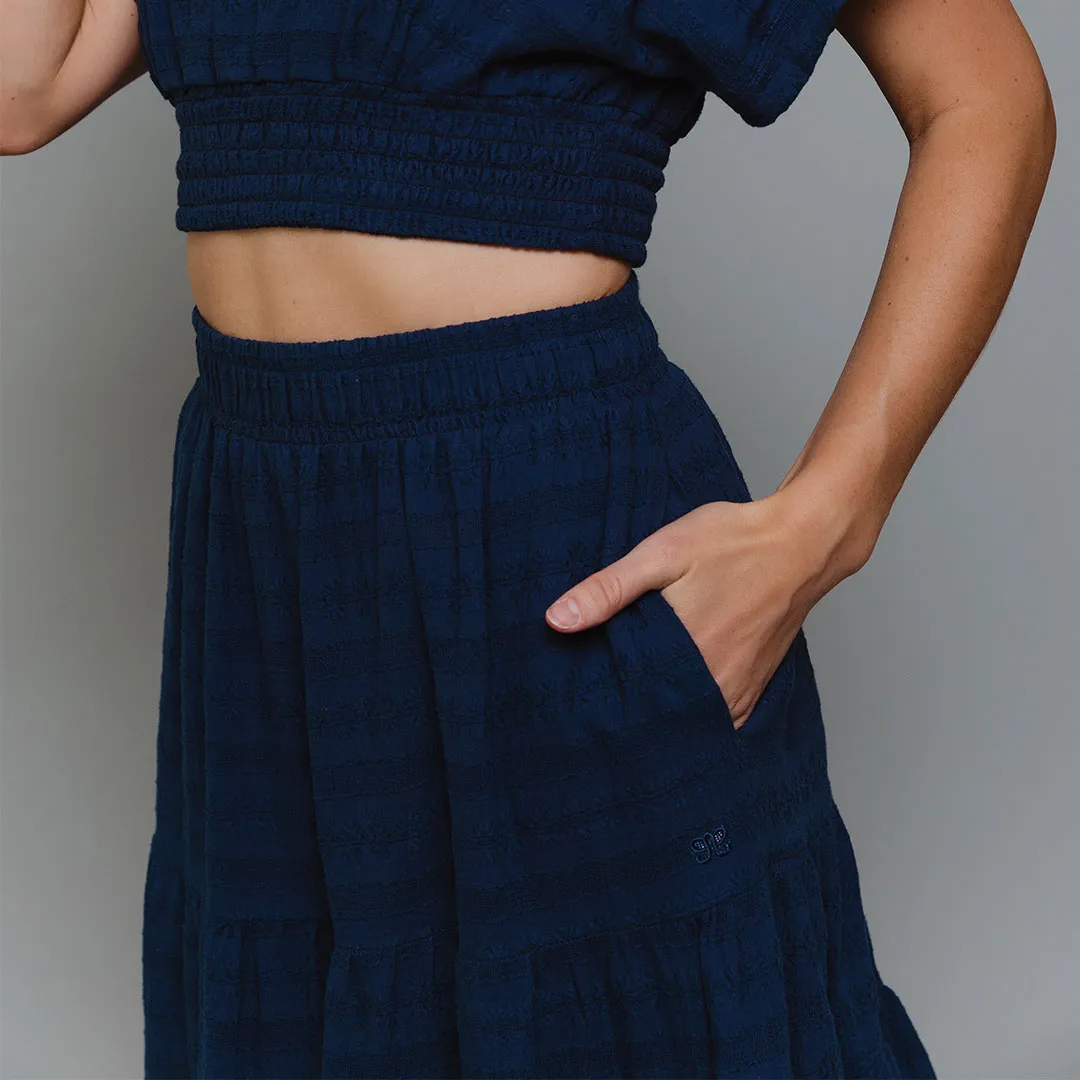 Maxi Skirt, Navy