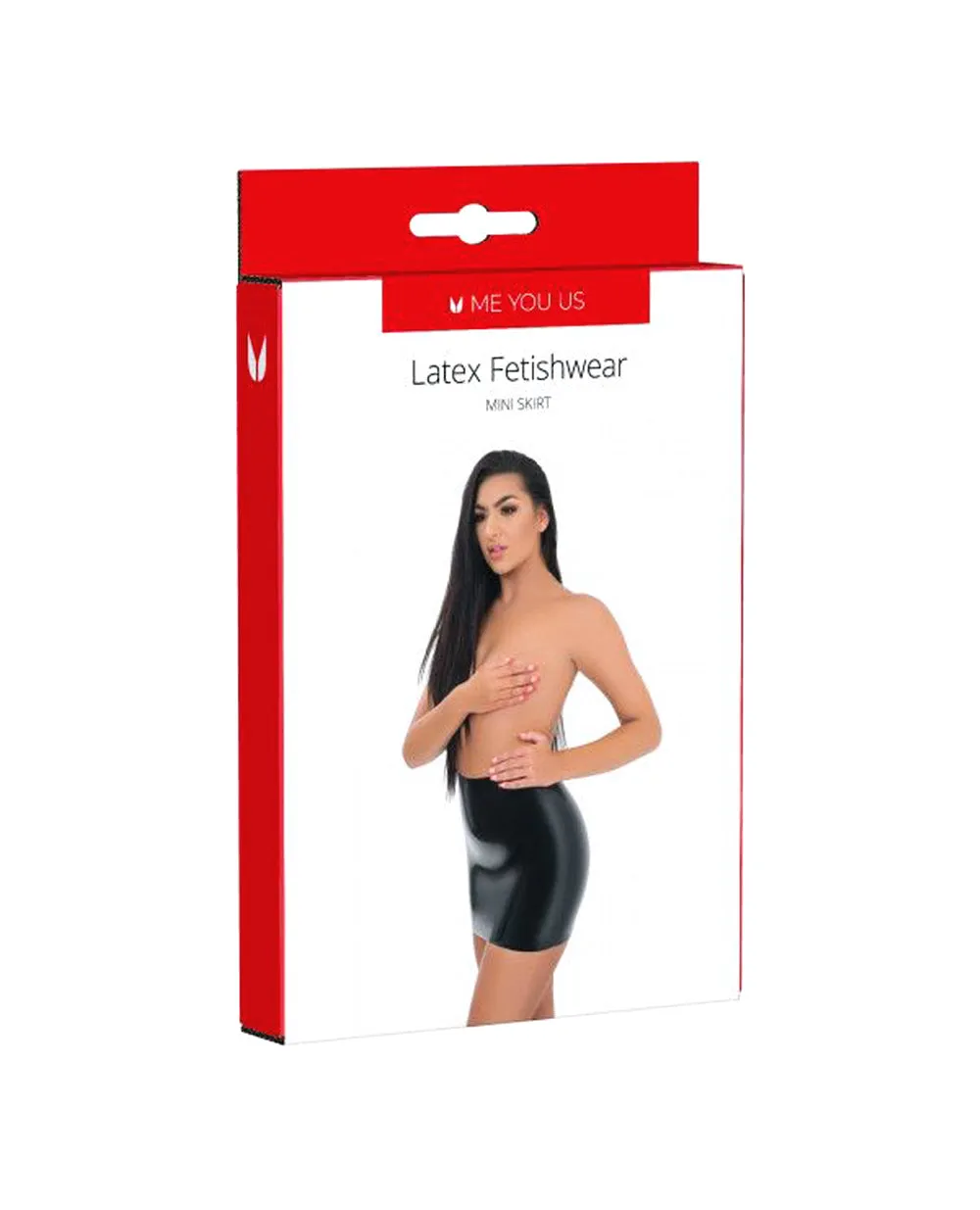 ME YOU LATEX MINI SKIRT