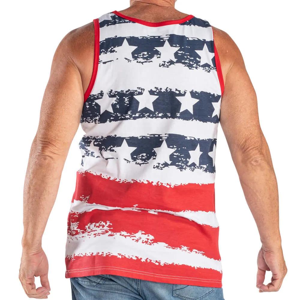 Men's American Flag Tank Top