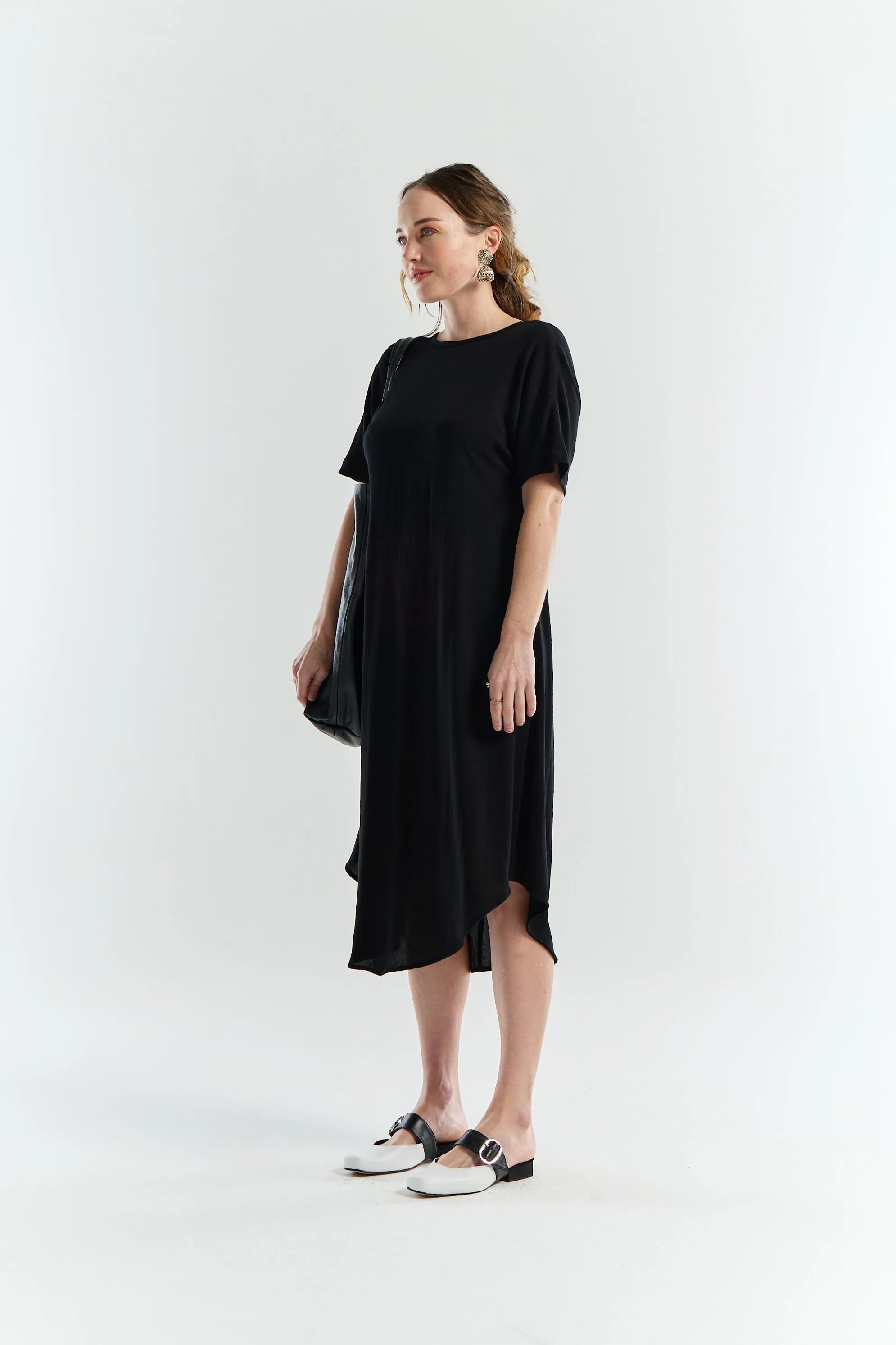 Midi Morning Dress | Black