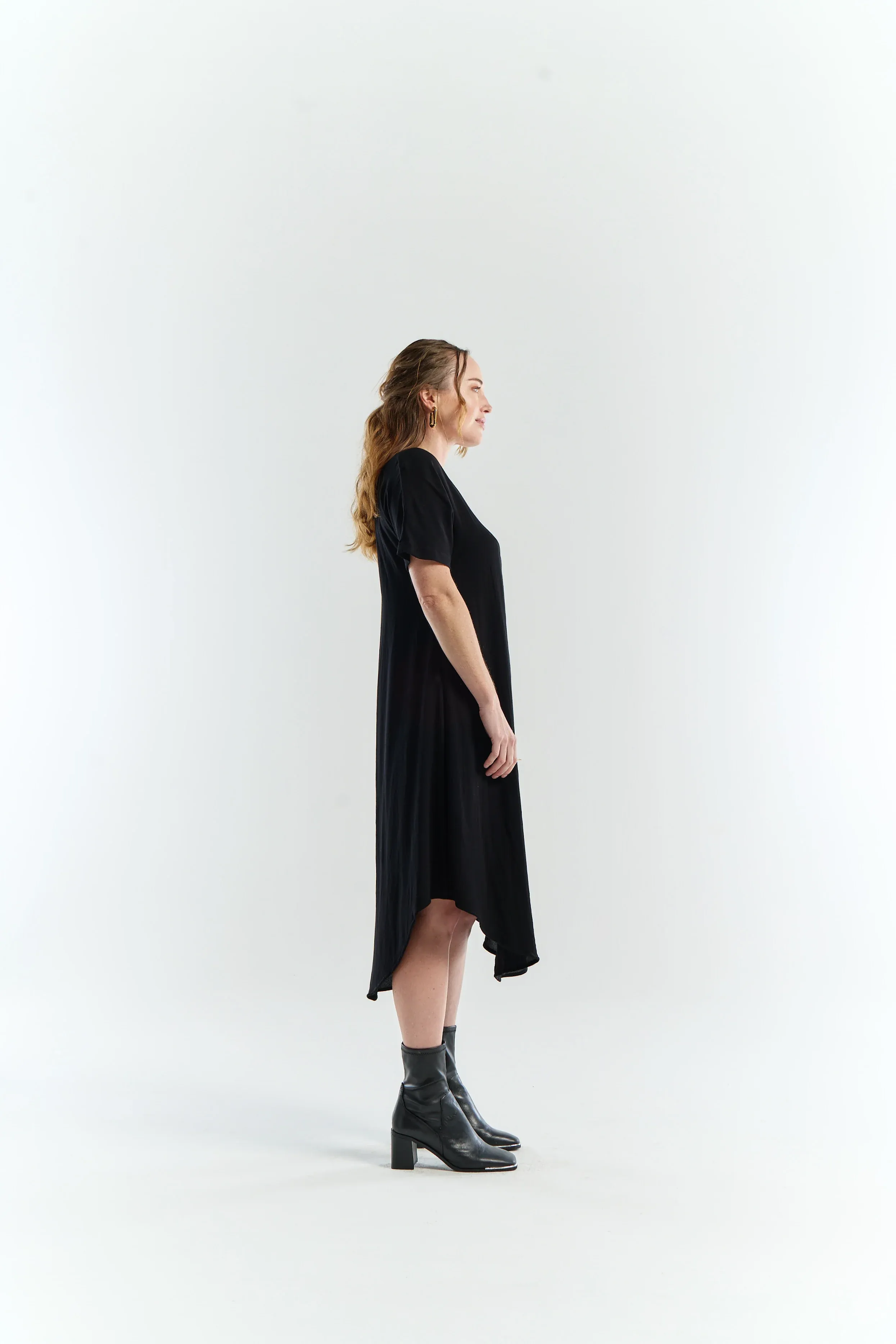 Midi Morning Dress | Black