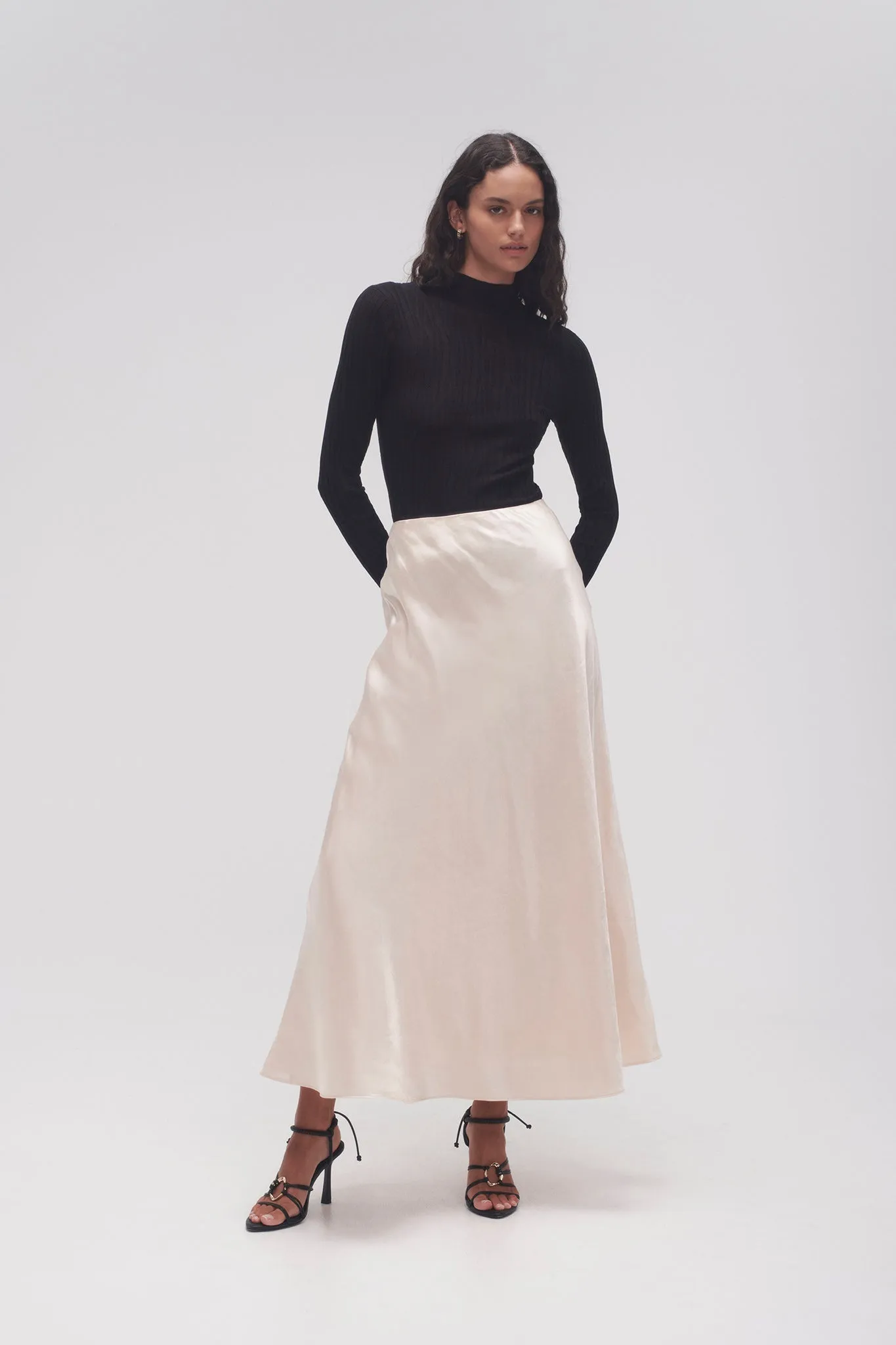 Moonglade Bias Maxi Skirt