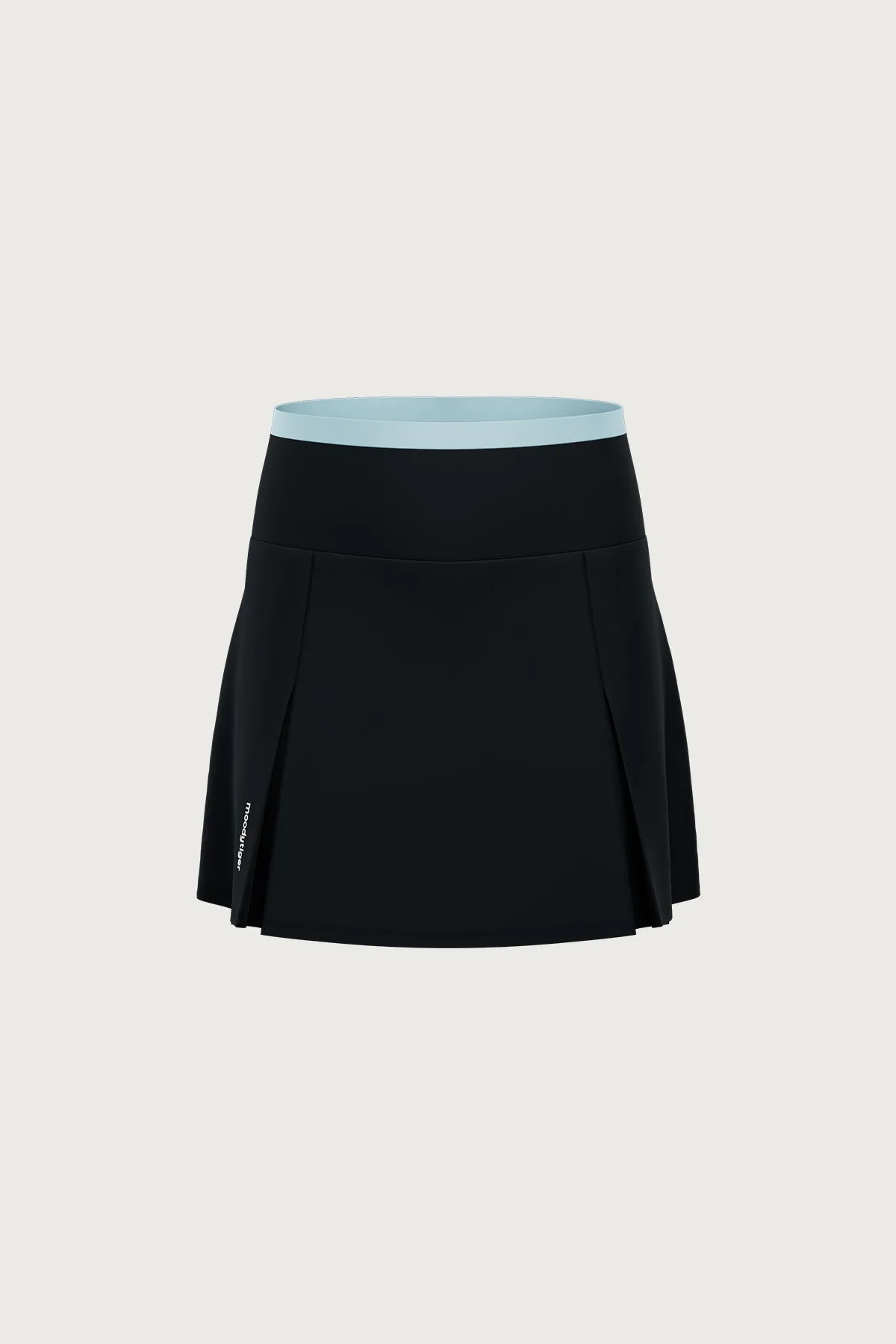 Neoprene Pleated Skirt