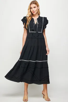 Penelope Dress in Black