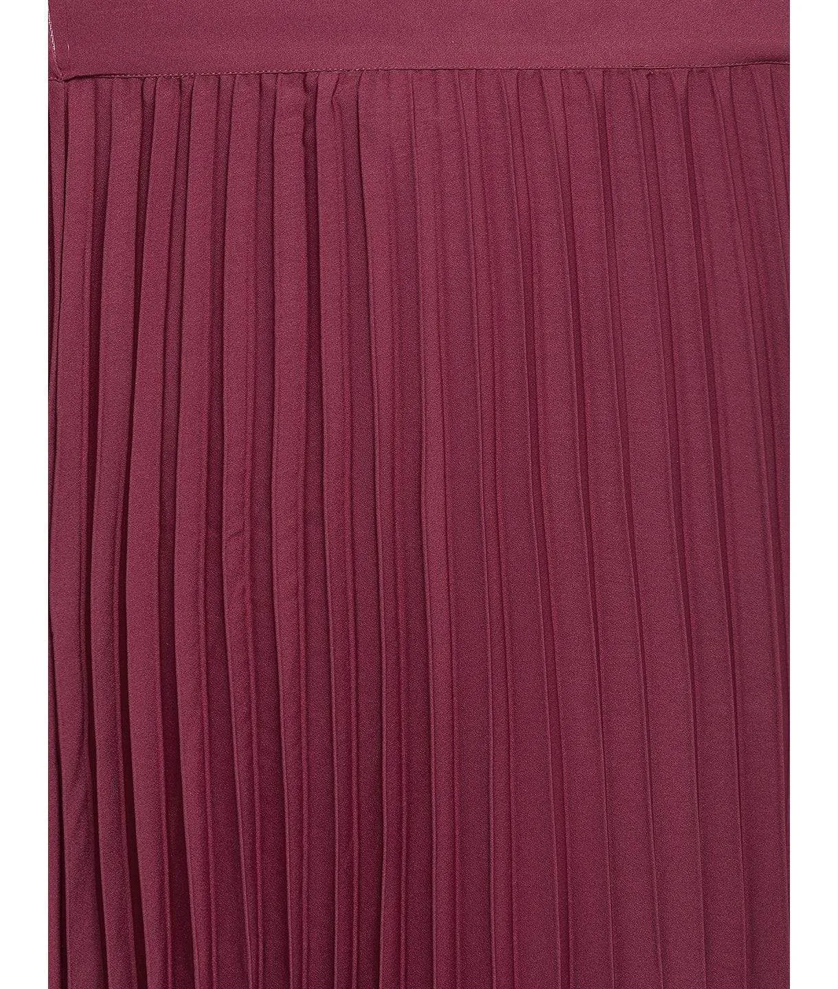 Pleated Midi Skirt