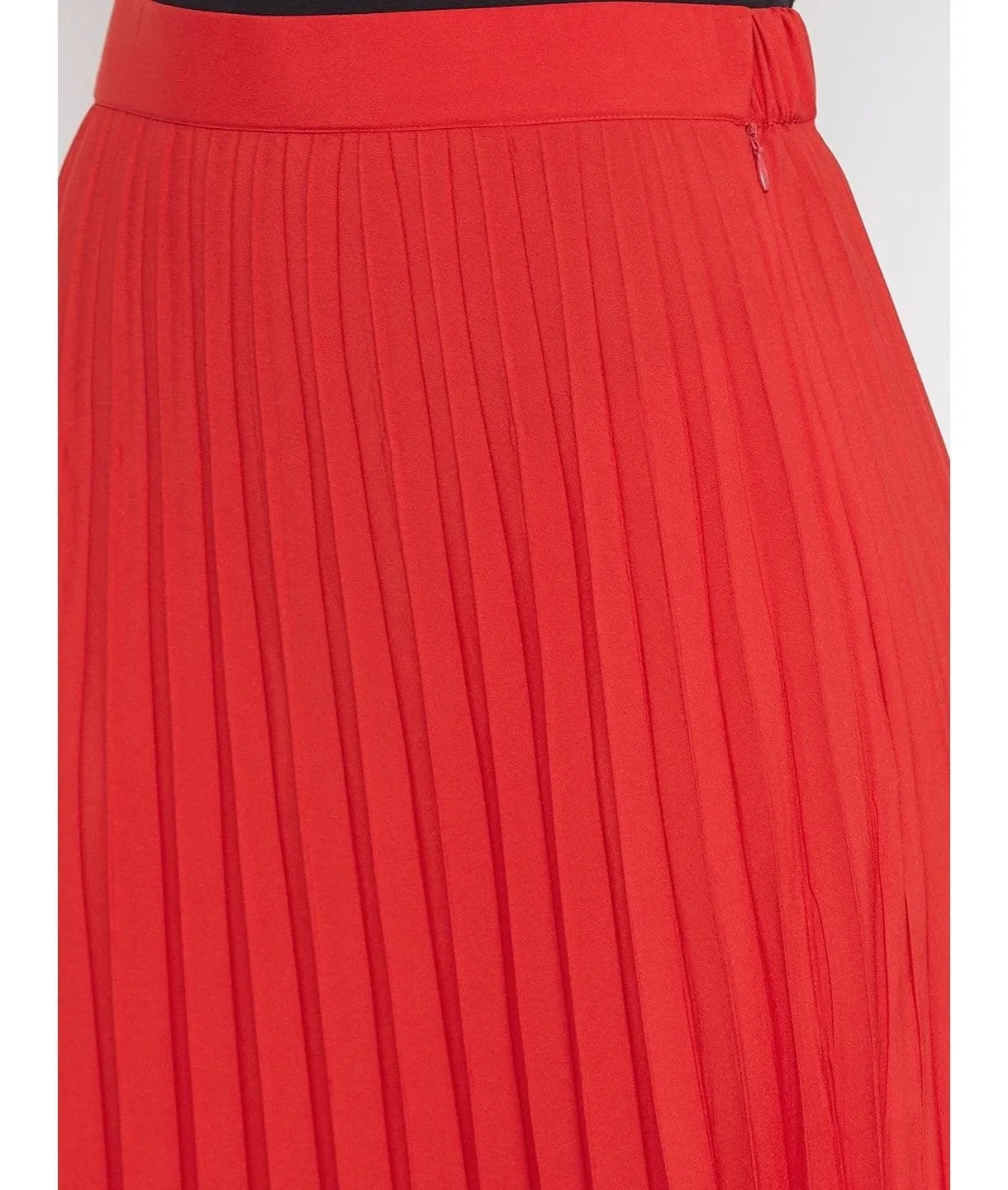 Pleated Midi Skirt