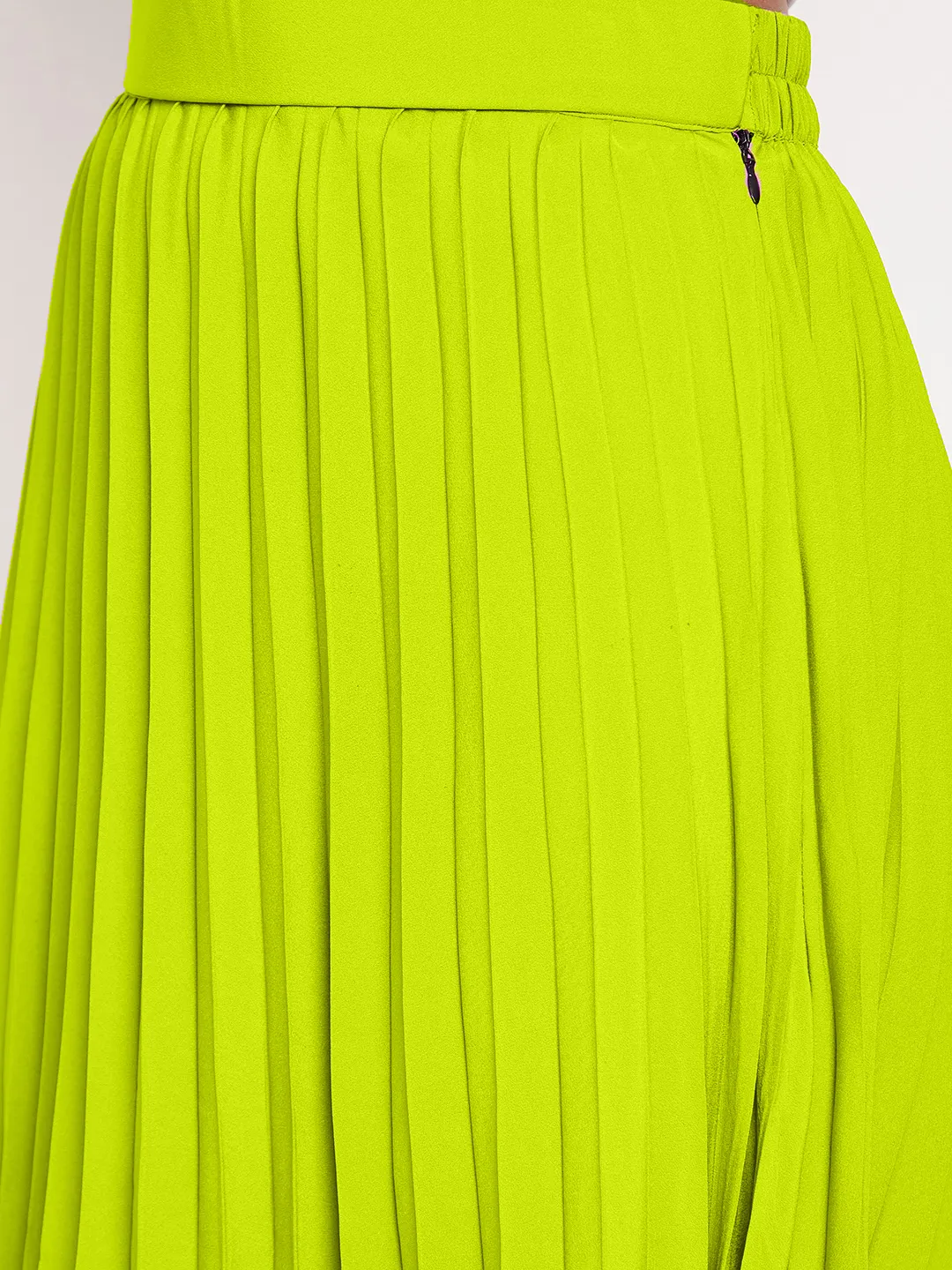 Pleated Midi Skirt