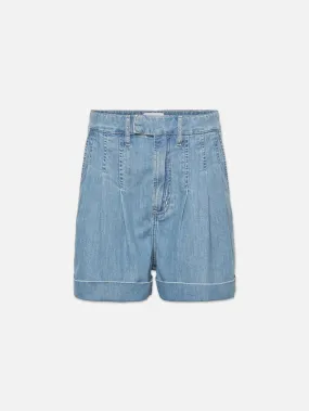 Pleated Wide Cuff Short -- Rhythm