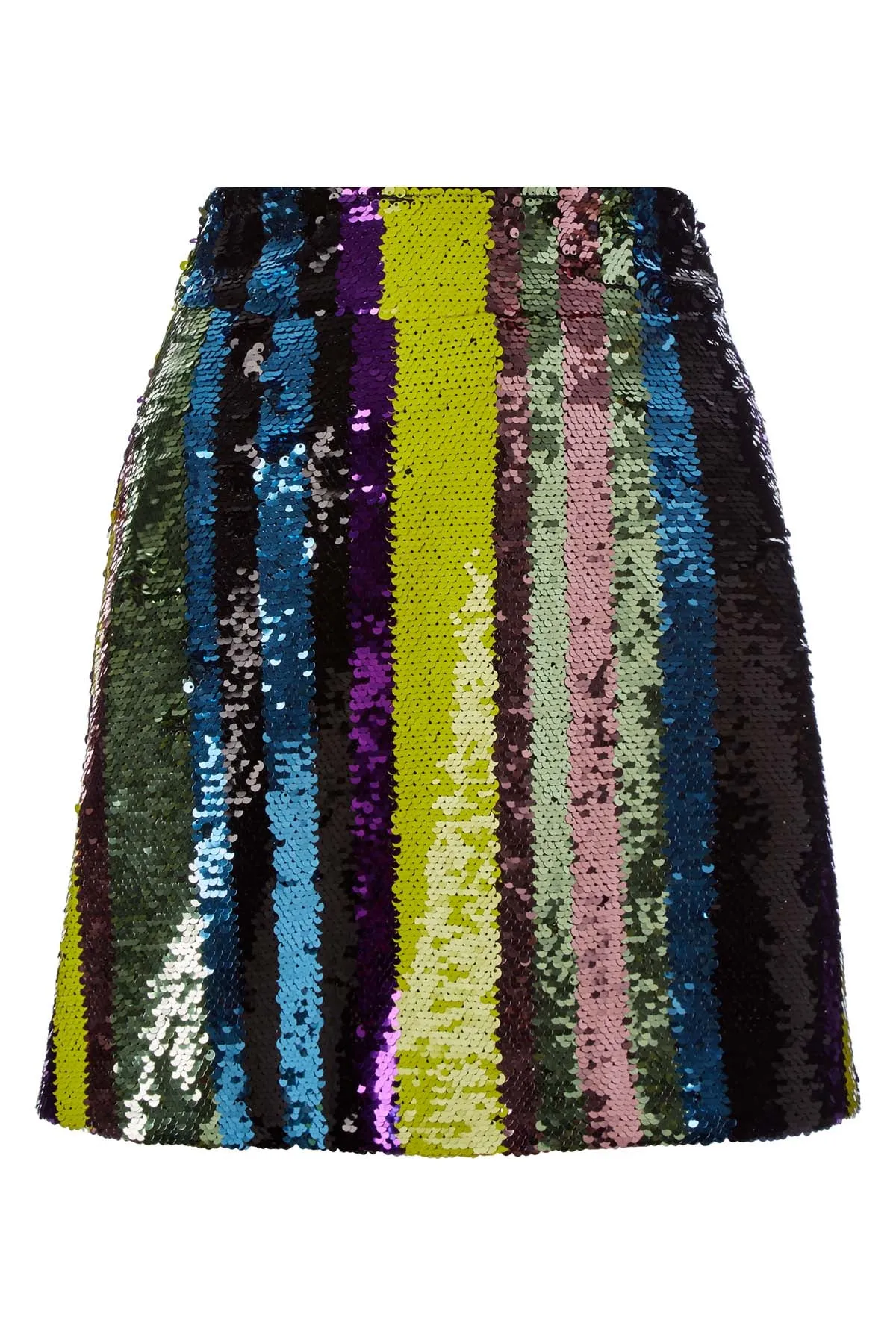 Sequin Mini Skirt in Multicoloured