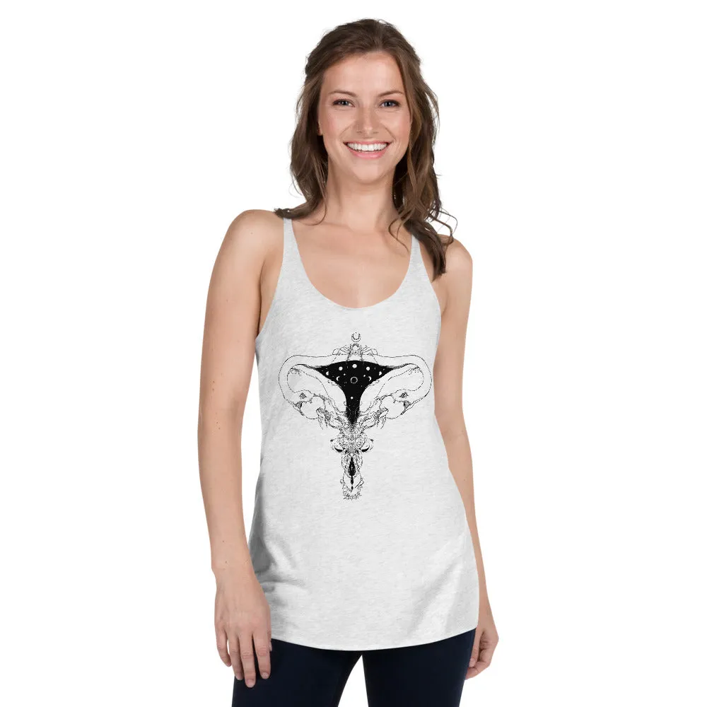 Snake Uterus Lilith, Racerback Tank Top