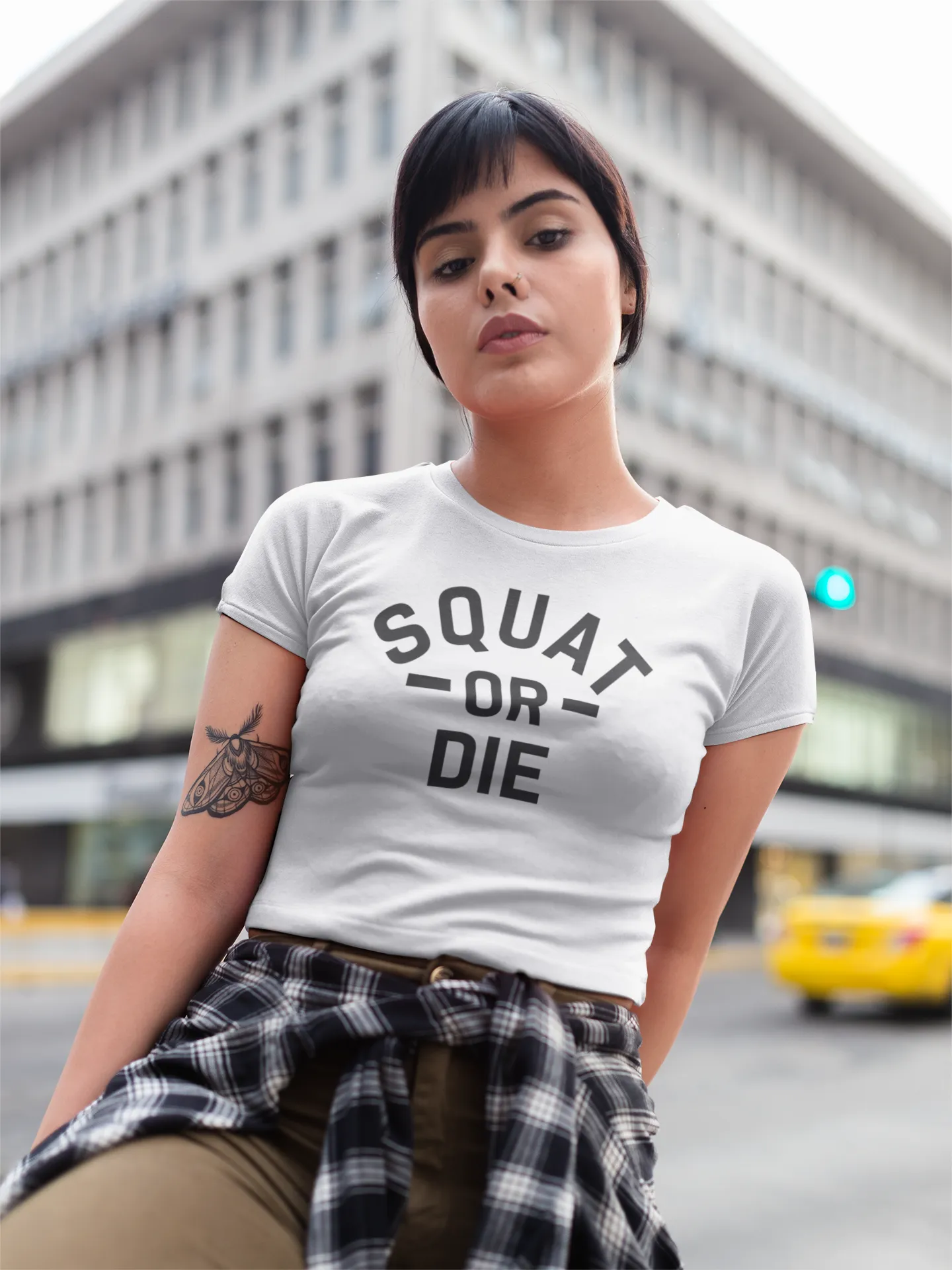 SQUATS OR DIE Crop Top