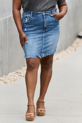 The Amelia *all sizes* Denim Mini Skirt (DS)