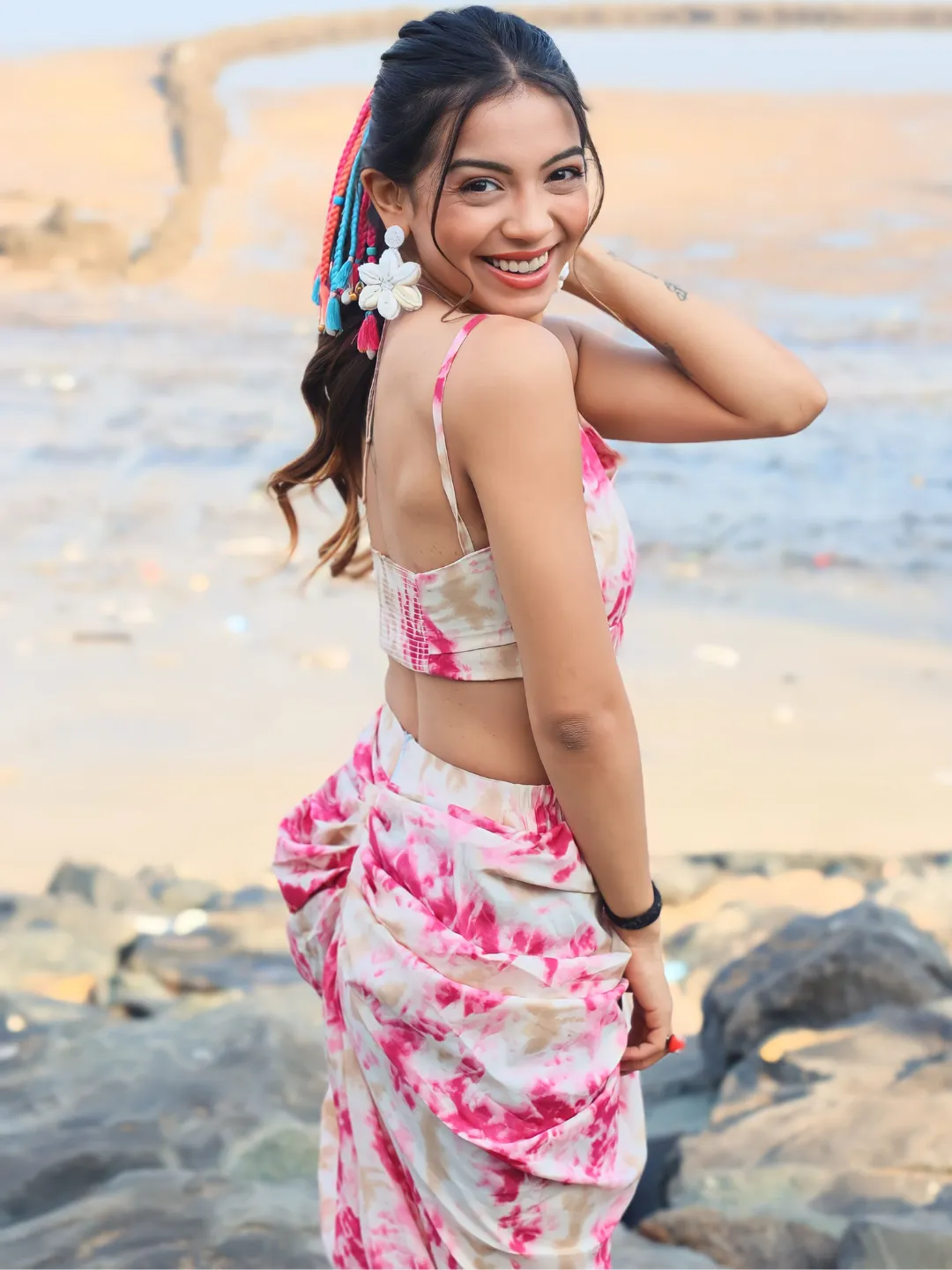 Tie and Dye Crop Top