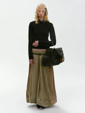 Upside Down Maxi Skirt Chinos