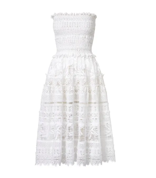 VALLARTA MIDI DRESS WHITE