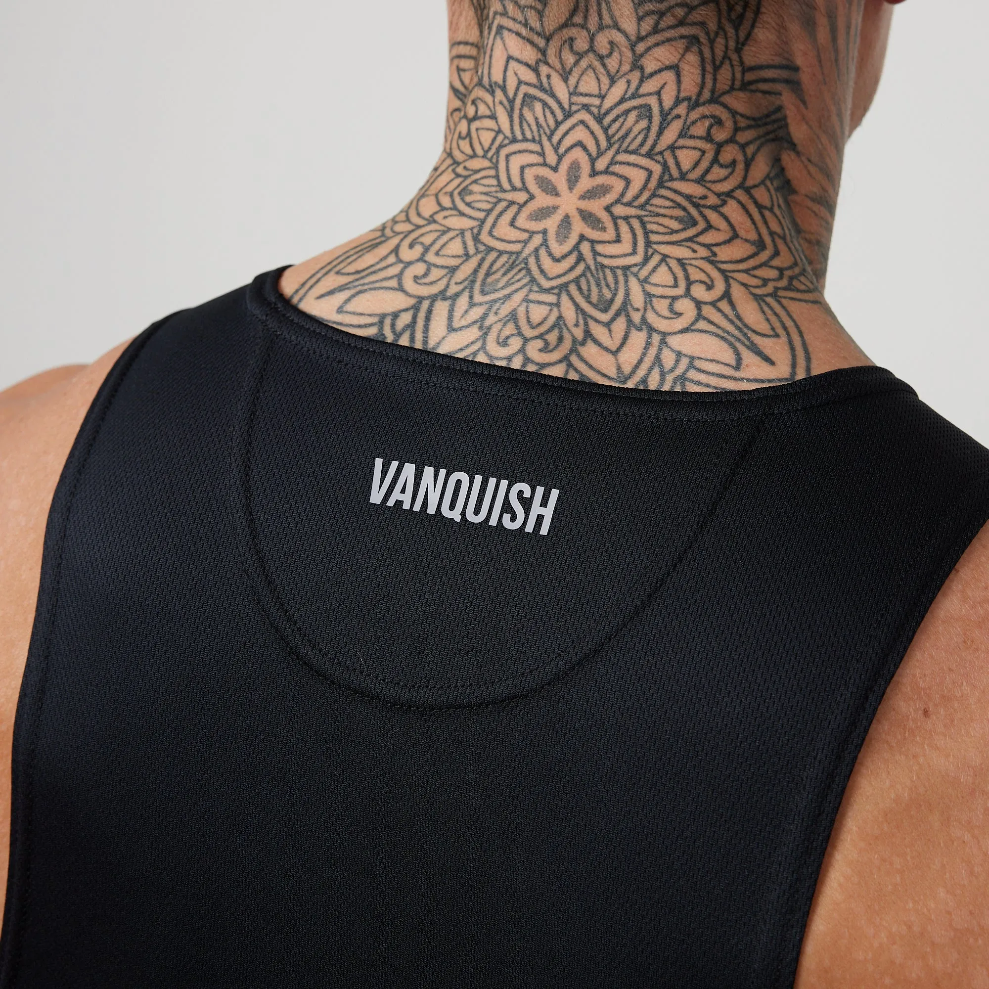 Vanquish Essential Black Performance Tank Top