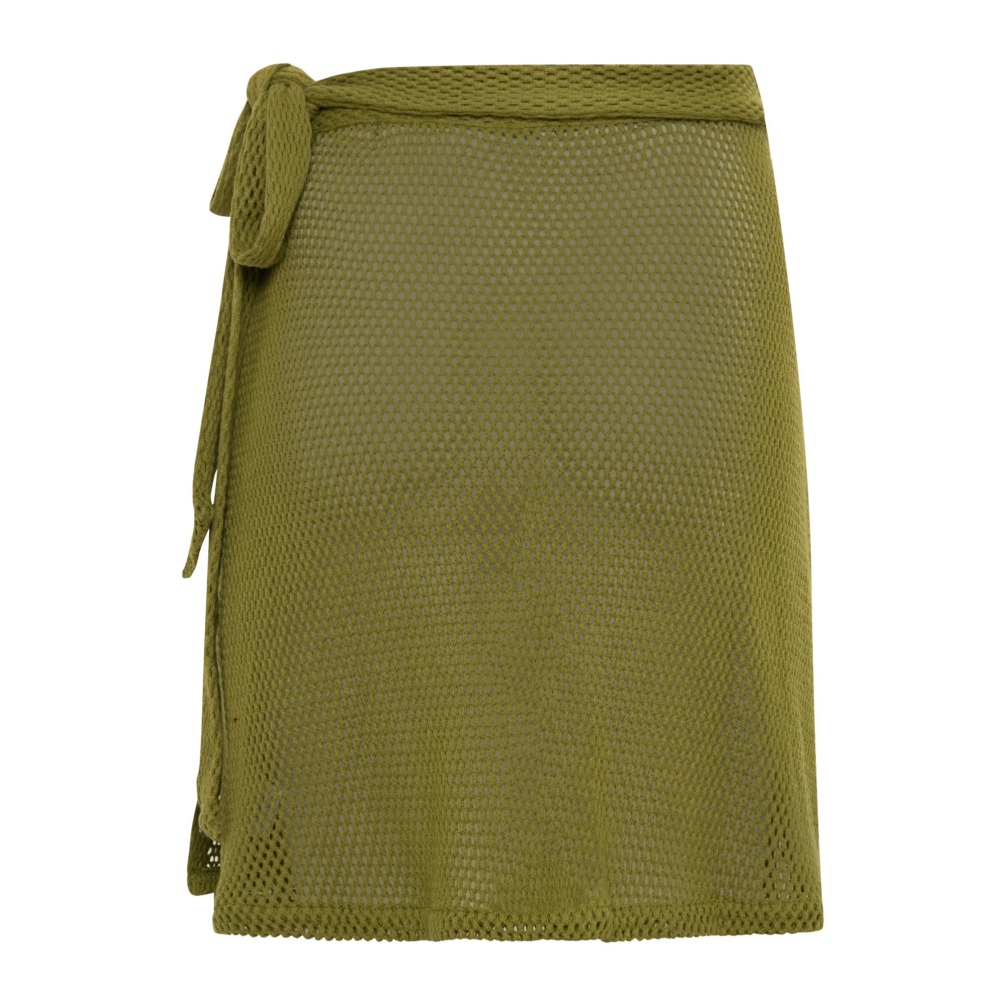 Verona Mini Wrap Skirt - Pistachio