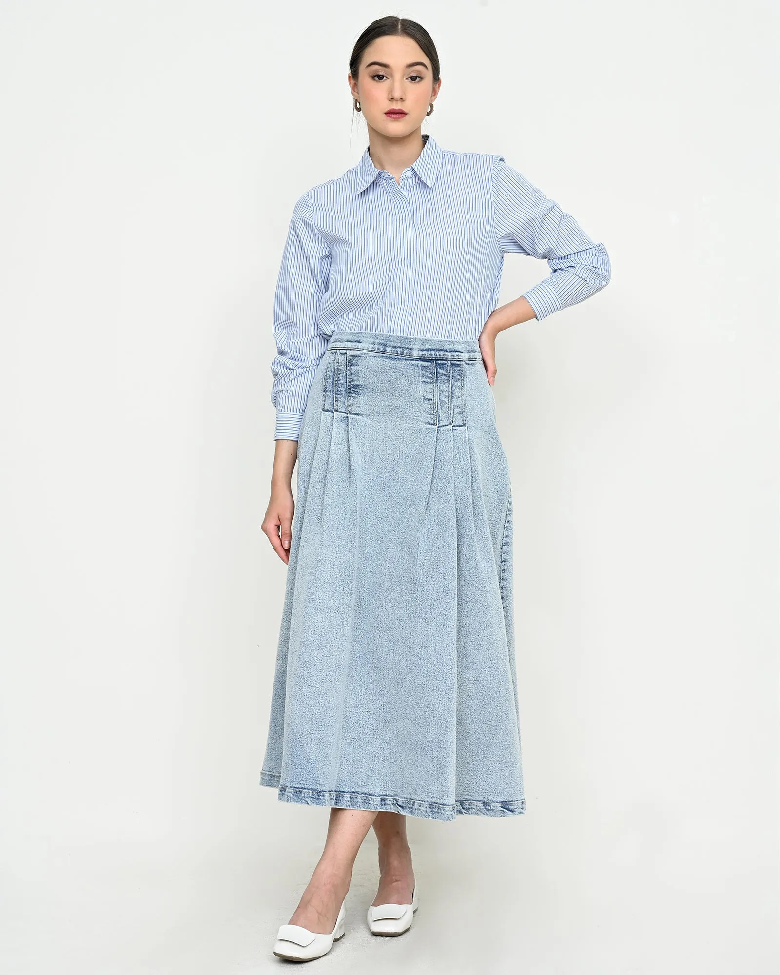 VIVIAN DENIM SKIRT