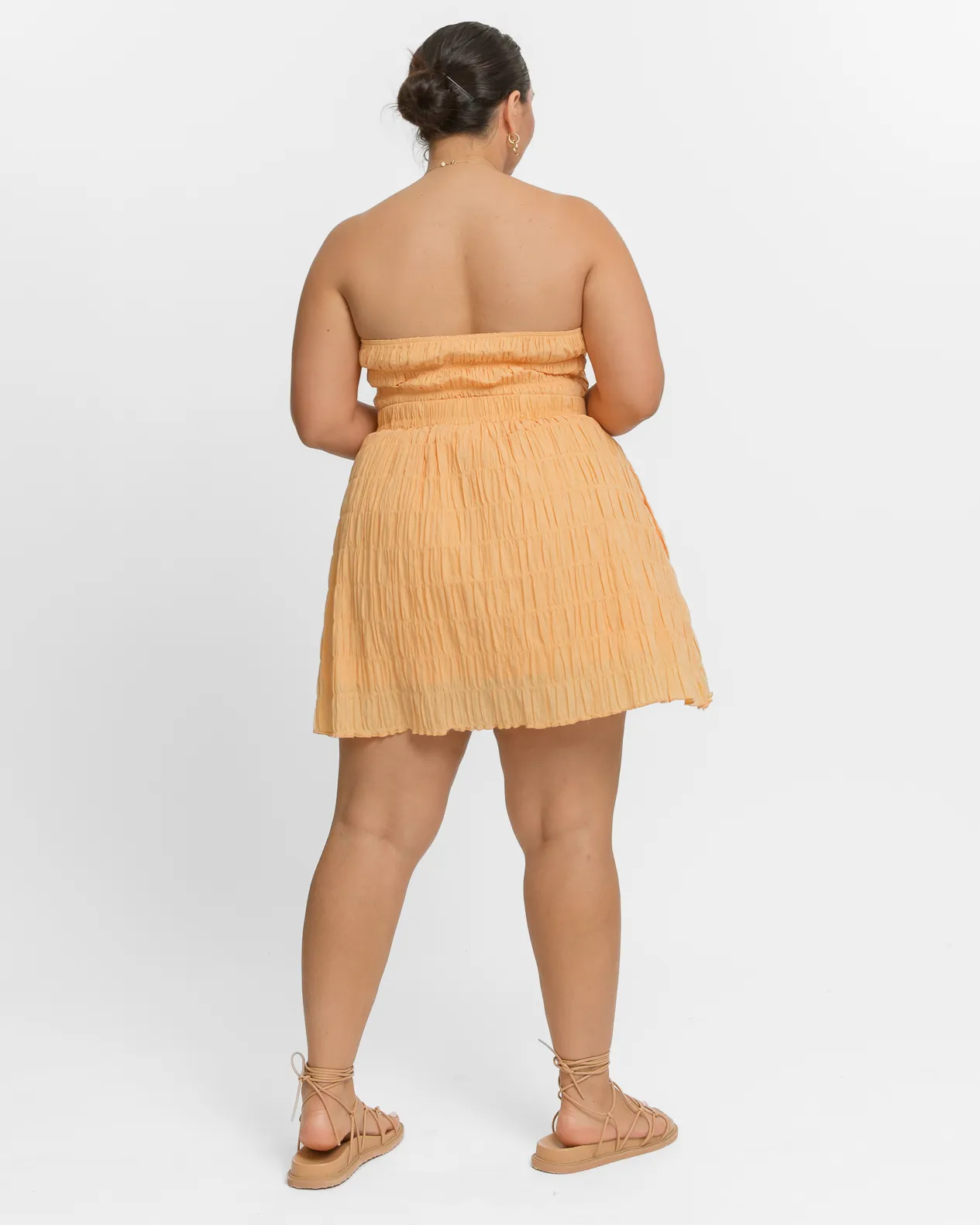 WAREHOUSE SALE | Ravello Mini Skirt | Orange